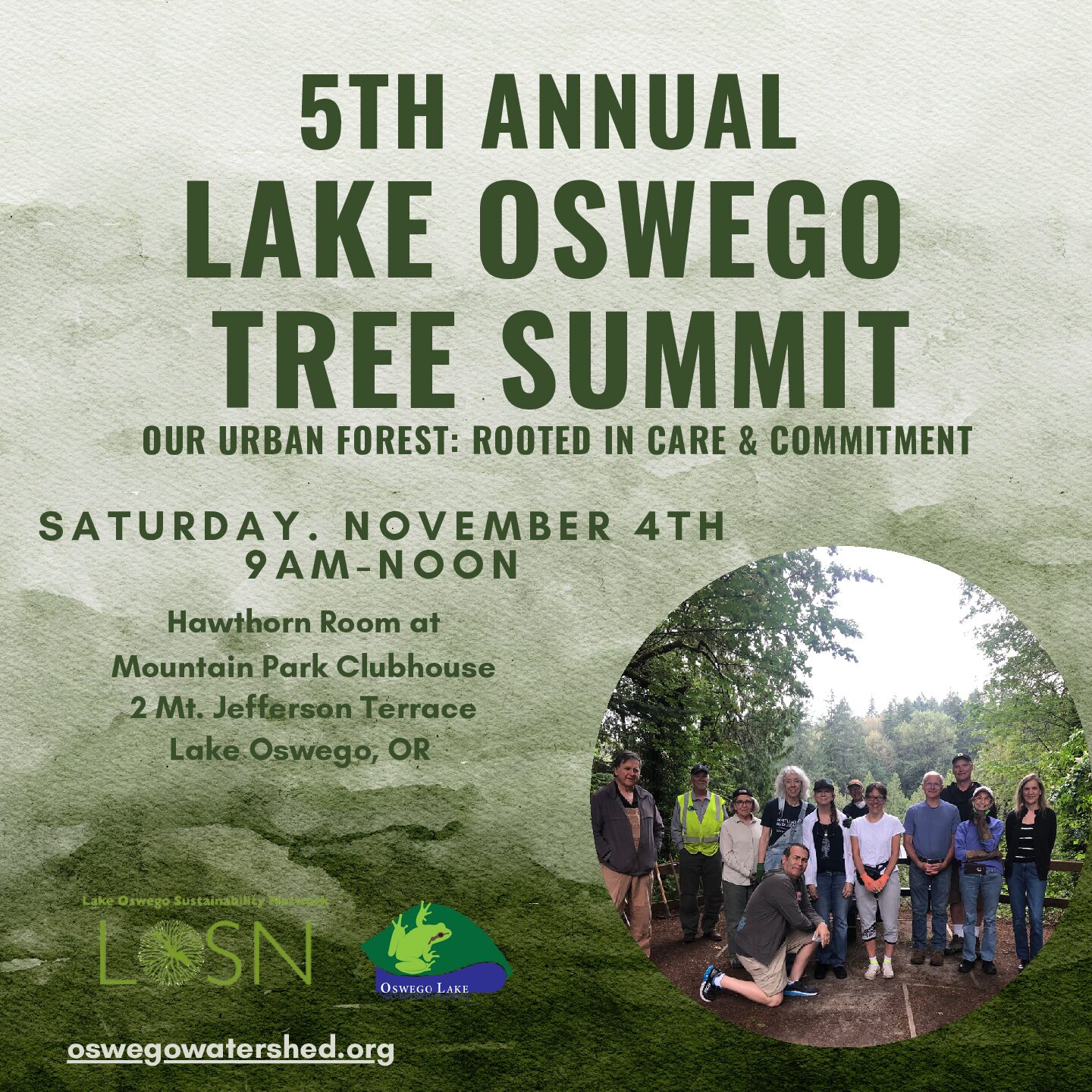 Copy of (digital) 5th annual Tree Summit Poster